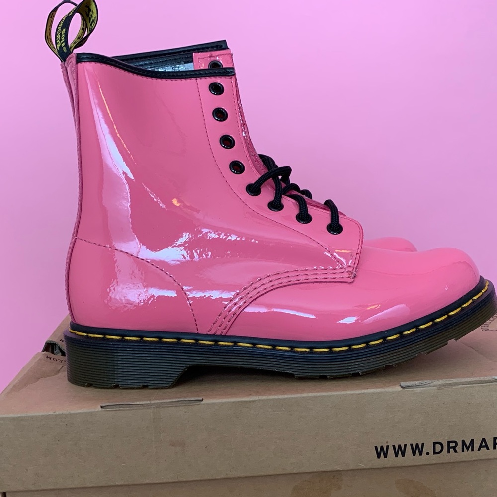 LE:Dr. Martens 1460 W Patent - ACID PINK NW